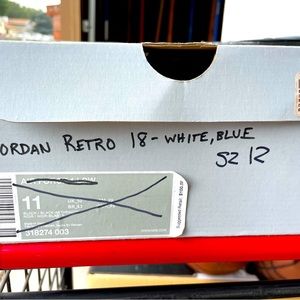 Retro Jordan’s 18